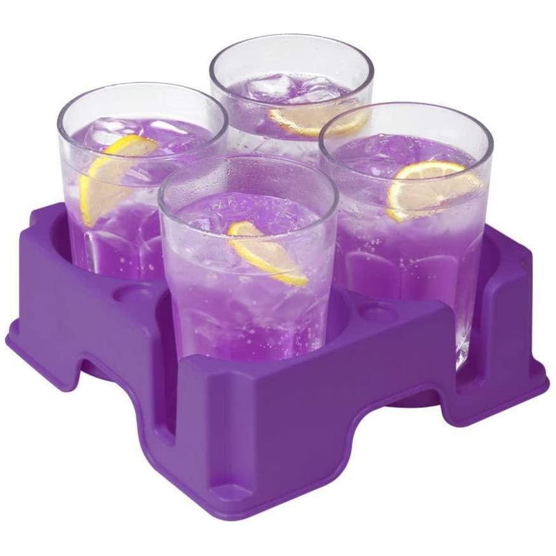 Muggi Multi Cup & Mug Holder Purple Motorhome Caravan Boat Home Office Muggi - Dynamic Drive