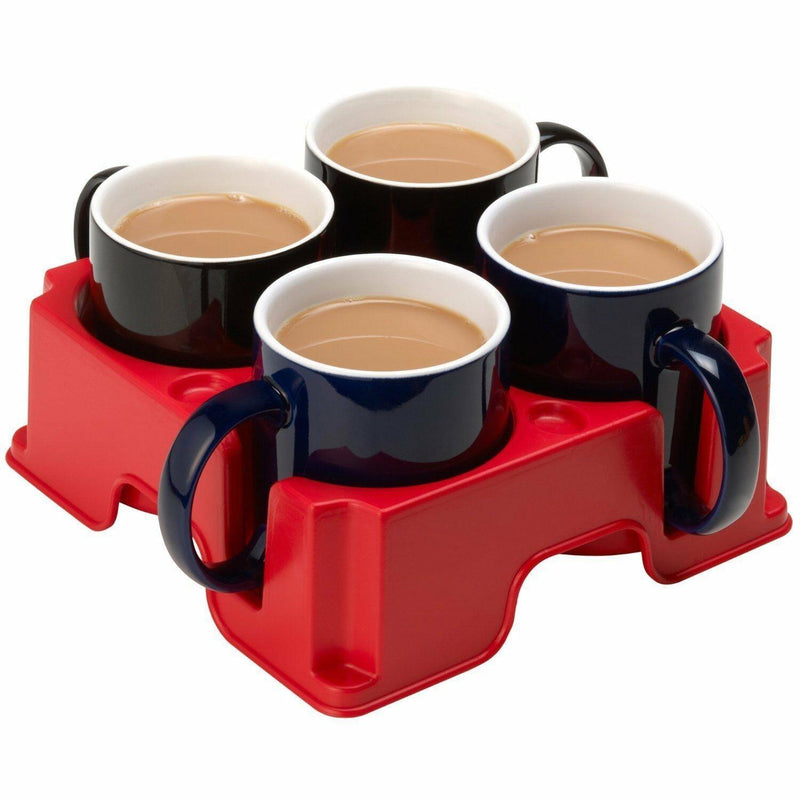Muggi Multi Cup & Mug Holder Red Motorhome Caravan Boat Home Office Muggi - Dynamic Drive
