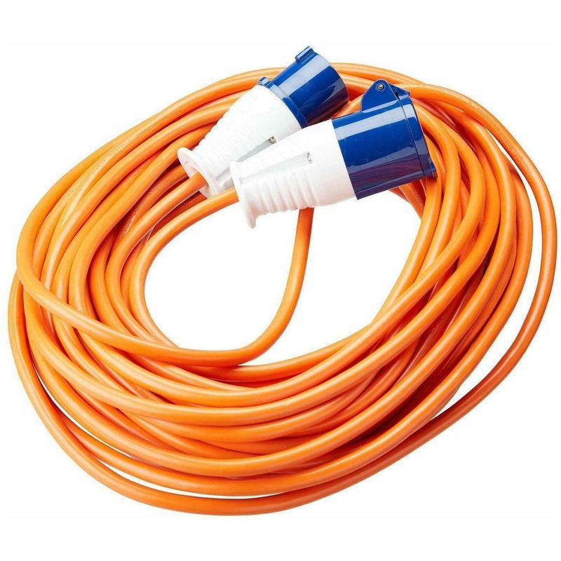 Orange 25 Metre 230v Electric Hook Up Extension Leisurewize - Dynamic Drive