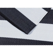 Outdoor Garden Rug Portable Reversible Mat for Decking Patio Zebra Stripe Zebra 120 x 180 cm Plastic Straw ukcampingandleisure - Dynamic Drive