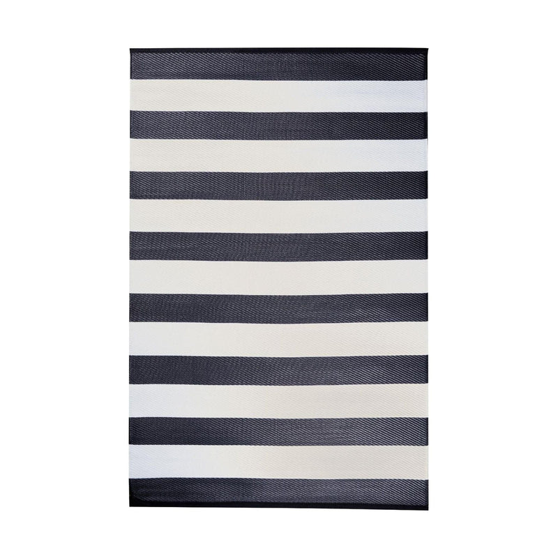 Outdoor Garden Rug Portable Reversible Mat for Decking Patio Zebra Stripe Zebra 120 x 180 cm Plastic Straw ukcampingandleisure - Dynamic Drive