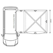 Outdoor Revolution Cayman Inflatable Air High Awning (255-305cm) Outdoor Revolution - Dynamic Drive