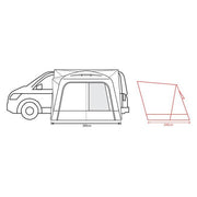 Outdoor Revolution Cayman Inflatable Air High Awning (255-305cm) Outdoor Revolution - Dynamic Drive
