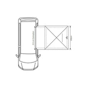 Outdoor Revolution Cayman Outhouse Handi XL Mid Top Drive Away Awning VW T4 T5 Outdoor Revolution - Dynamic Drive