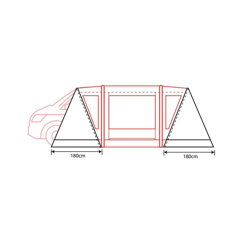 Outdoor Revolution Cayman Zip On Porch Door For Cayman Awnings Outdoor Revolution - Dynamic Drive