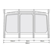 Outdoor Revolution Eclipse Pro 380L Caravan/Motorhome Awning 235-250cm Outdoor Revolution - Dynamic Drive