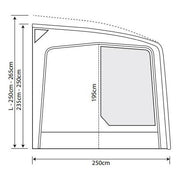 Outdoor Revolution Eclipse Pro 380L Caravan/Motorhome Awning 235-250cm Outdoor Revolution - Dynamic Drive