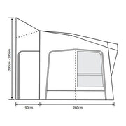 Outdoor Revolution Esprit Pro X 350M Awning (220-290cm) Outdoor Revolution - Dynamic Drive