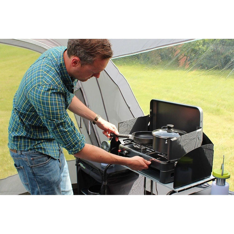 Outdoor Revolution Twin Burner Gas Stove & Grill Outdoor Revolution - Dynamic Drive