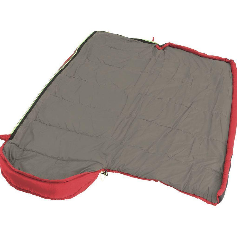 Outwell Campion Junior Kid / Childrens Sleeping Bag Red - 2 Season Outwell - Dynamic Drive
