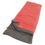 Outwell Celebration Lux Single Sleeping Bag - Red - 2 Season Camping Gear Outwell - Dynamic Drive