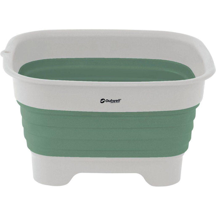 Outwell Collaps Callapsible Wash Bowl with Drain - Shadow Green Outwell - Dynamic Drive