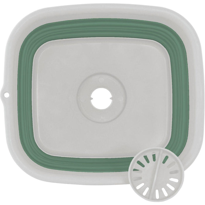 Outwell Collaps Callapsible Wash Bowl with Drain - Shadow Green Outwell - Dynamic Drive