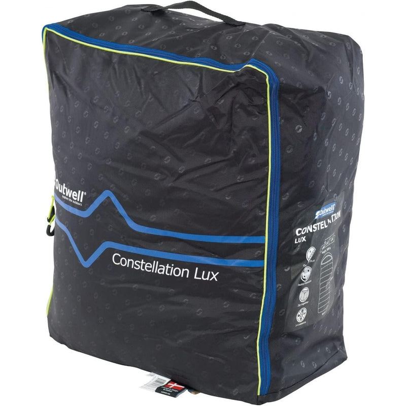 Outwell Constellation Lux Double Luxury 3 - 4 Season Sleeping Bag - Brown Outwell - Dynamic Drive