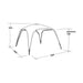 Outwell Event Lounge Medium 3m x 3m Shelter (111362) - Sun/UV Protection Outwell - Dynamic Drive