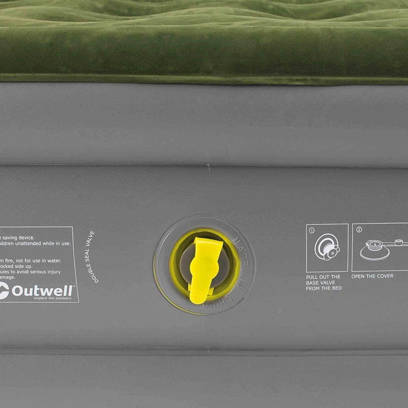 Outwell Flock Excellent Single Airbed Camping Raised High Air Bed Mattress Outwell - Dynamic Drive