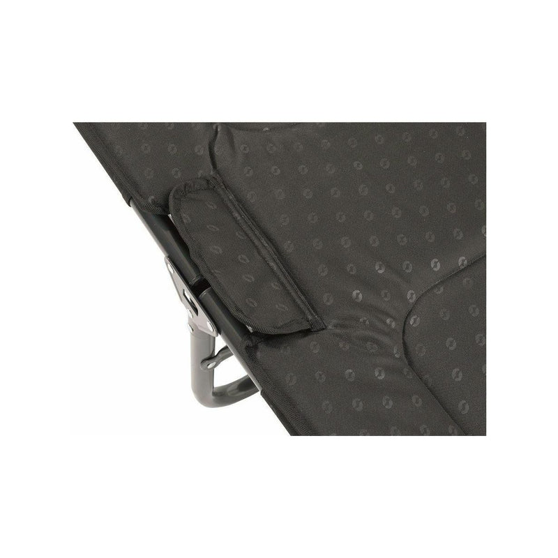 Outwell Pardelas M Foldaway Single Bed / Lounger in Black Camping Outwell - Dynamic Drive