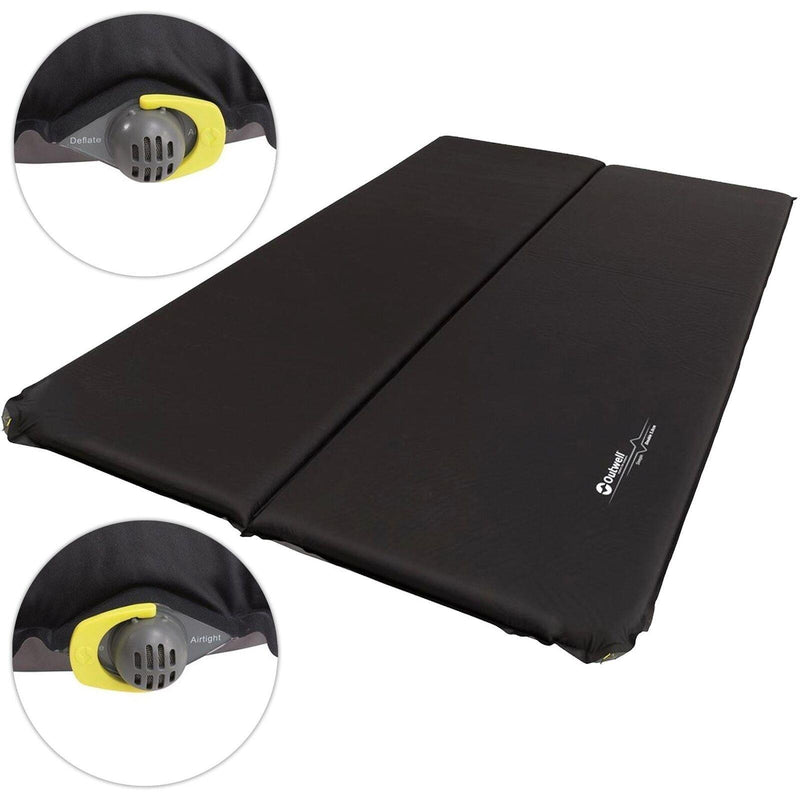 Outwell Self Inflating Double Sleeping Mat Camping 3Cm Hiking Air Bed 400034 Outwell - Dynamic Drive