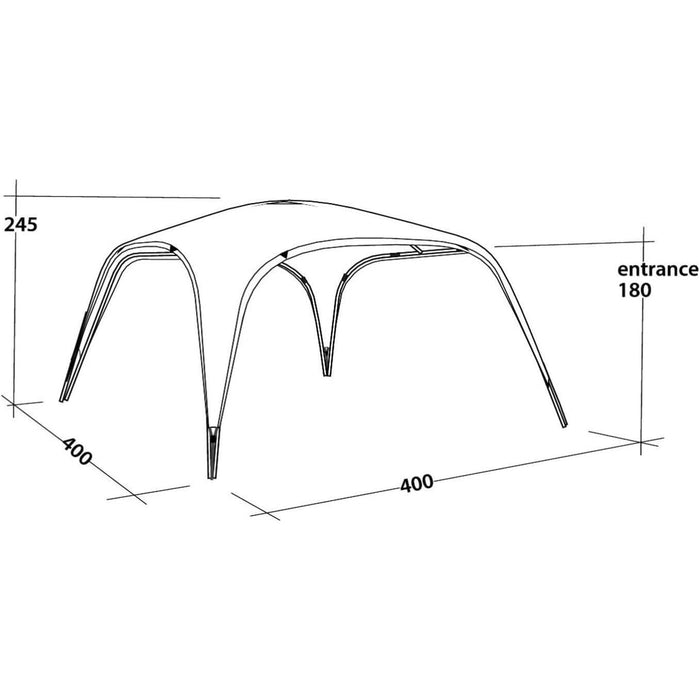 Outwell Summer Lounge XL 3 x 3 Event Shelter Gazeebo with UPF 50+ Outwell - Dynamic Drive