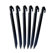 Olpro Pack of 6 Extra Long and Strong 30cm Nylon Tent Peg Olpro - Dynamic Drive