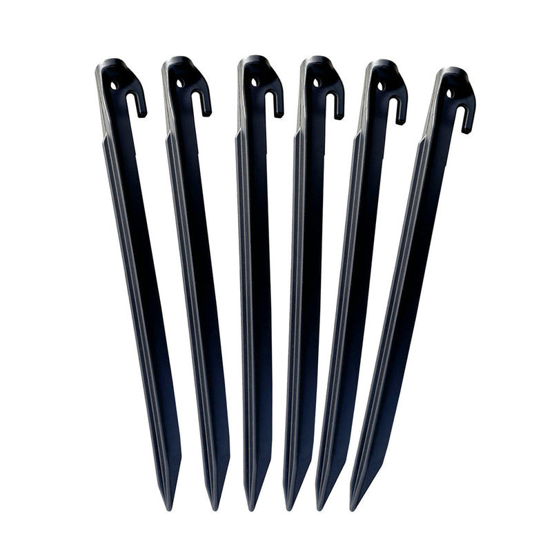 Olpro Pack of 6 Extra Long and Strong 30cm Nylon Tent Peg Olpro - Dynamic Drive