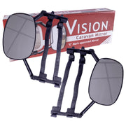 Pair 4x4 Van Caravan Trailer Motorhome Towing Mirrors Vision E Approved Vision - Dynamic Drive