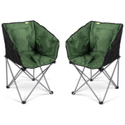 Pair of Kampa Padded Camping Tub Chair Kampa KAM-9120001417 x2 - Dynamic Drive