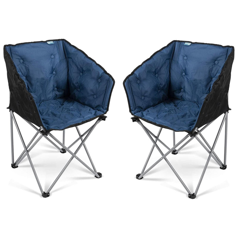 Pair of Kampa Padded Camping Tub Chair Kampa - Dynamic Drive