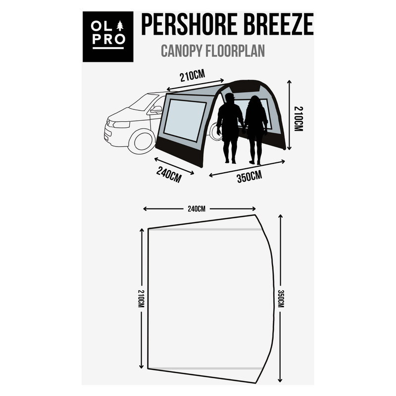 Olpro Pershore Breeze Inflatable Canopy Olpro - Dynamic Drive