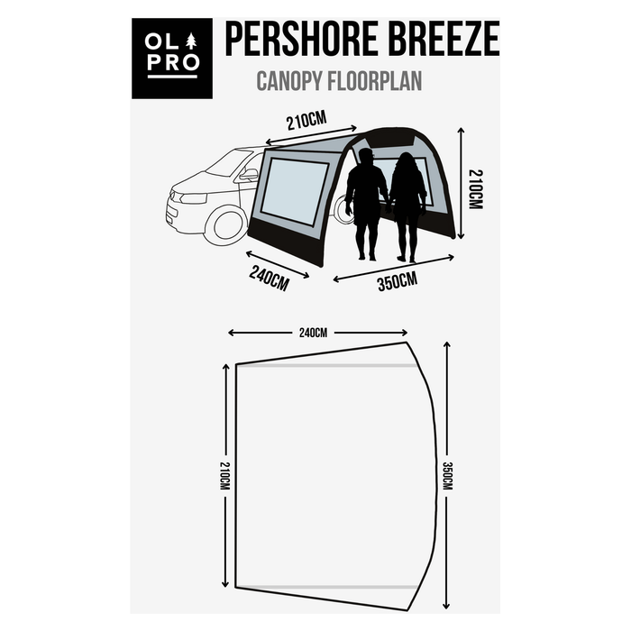 Olpro Pershore Breeze Inflatable Canopy Olpro - Dynamic Drive
