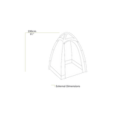 Zempire Pocket Rocket Shower Tent Zempire - Dynamic Drive