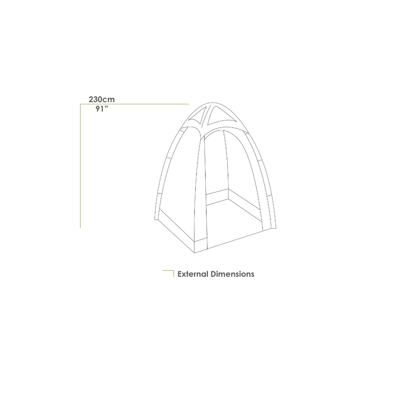 Zempire Pocket Rocket Shower Tent Zempire - Dynamic Drive