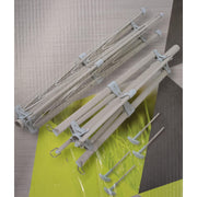 Portable 4 Arm Aluminium Clothes Line Camping Caravan Washing Airer Dryer Via Mondo - Dynamic Drive