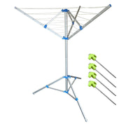 Portable Aluminium Clothes Line Via Mondo Camping Caravan Washing Airer Dryer Via Mondo - Dynamic Drive