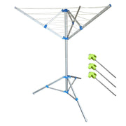 Portable Aluminium Clothes Line Via Mondo Camping Caravan Washing Airer Dryer Via Mondo - Dynamic Drive