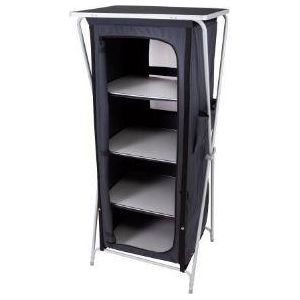 Portable Camping Storage Cabinet Folding Canvas Wardrobe Clothes Cupboard Shelf Via Mondo - Dynamic Drive