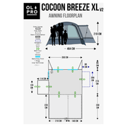 Olpro Cocoon Breeze XL v2 Motorhome Awning ( Grey ) Olpro - Dynamic Drive