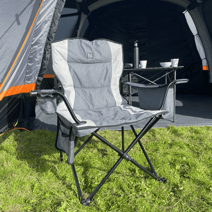 Olpro Henwick Chair Grey & Black Olpro - Dynamic Drive