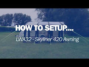 Leisurewize Skyliner 420 Caravan Single Inflation Point Air Porch Awning LWA32 Leisurewize - Dynamic Drive