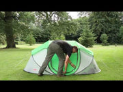 Coleman Festival Tent Galiano 4 Person Fast Pitch Blue Camping Festival Fishing Coleman - Dynamic Drive