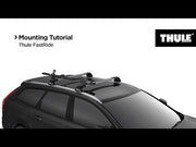 Thule Fast Ride roof bike rack fork mount black Roof Bike Rack Thule - Dynamic Drive