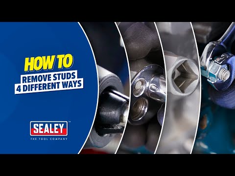 Sealey Stud Extractor Set 4pc 1/2"Sq Drive Metric AK723 Sealey - Dynamic Drive