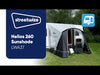 Leisurewize HELIOS 260 Caravan SunShade Canopy Awning Open Porch Swift LWA37 Leisurewize - Dynamic Drive