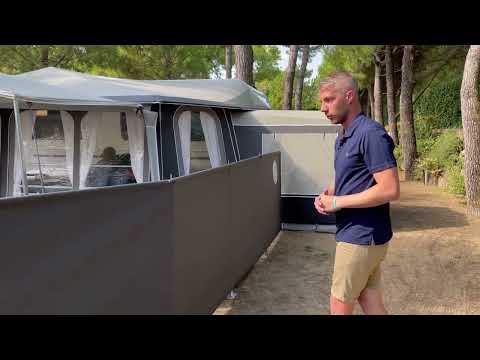 Isabella Windscreen, 4 sided, 120 cm, Mega, Granite Isabella - Dynamic Drive