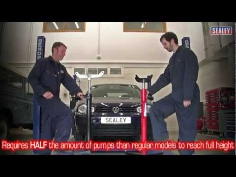 Sealey Transmission Jack 0.3tonne Vertical Quick Lift 300TRQ Sealey - Dynamic Drive