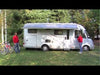 Fiamma F45S 375cm Awning Titanium Case Royal Blue Fabric Motorhome Caravan Fiamma - Dynamic Drive