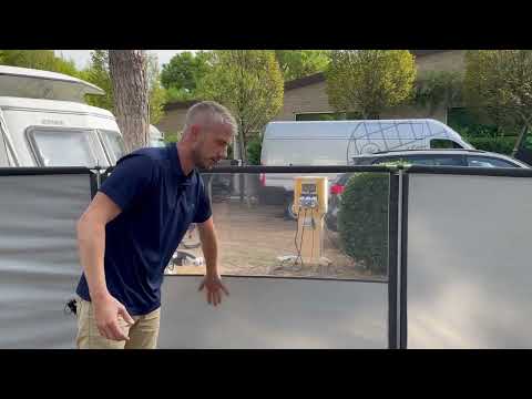 Isabella Wind Screen Flex 3 sided Grey Isabella - Dynamic Drive