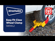 Streetwise Steel / Alloy Wheel Clamp Claw Style Quick & Easy Fit Car/Caravan/Motorhome Streetwize - Dynamic Drive