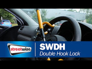 Streetwize Double Hook Steering Wheel Lock Keys Professinal Solution Anti Theft Streetwize - Dynamic Drive