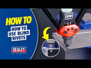 Sealey Riveter Medium-Arm with Collection Bowl AK3983 Sealey - Dynamic Drive